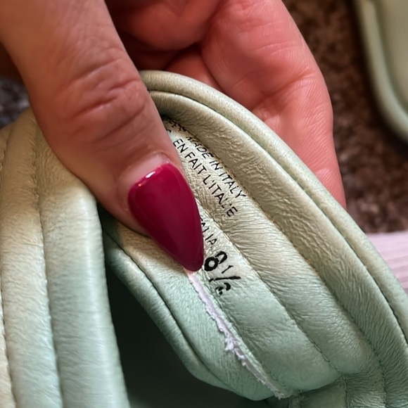 Seychelles Word for Word sandals Cucumber Green Mint NEW 8.5 - Picture 3 of 9